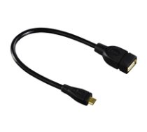 Hama Essential Line - USB-Adapter - Micro-USB Typ B (M) bis USB (W) - USB2.0 OTG - 15cm - geformt - Schwarz (00173892) 4047443328298 ( 00173892 )