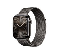 Apple Watch Series 10 Titan Schiefer (GPS + Cellular) 42mm (Milanaise Armband schiefer) ( MX053QF/A )
