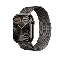 Apple Watch Series 10 Titan Schiefer (GPS + Cellular) 46mm (Milanaise Armband schiefer) S/M ( MC7R4QF/A )
