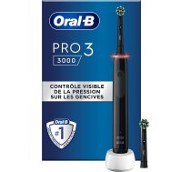Braun Oral-B Pro 3 3000 CrossAction black Edition electric toothbrush (black) ( 8006540759790 350931 56114 ORB759790 Pro 3 3000 Cross Action bk ) mutes higiēnai