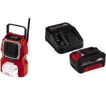 Einhell TC-RA 18 Li BT - Solo  construction site radio (red/black  Bluetooth) ( 3408017 3408017 3408017 ) radio  radiopulksteņi