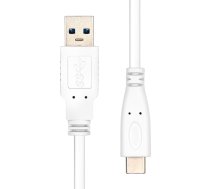 Kabel USB ProXtend USB-A - USB-C 1 m Bialy (USBC-USBA3-001W) ( USBC USBA3 001W USBC USBA3 001W ) USB kabelis