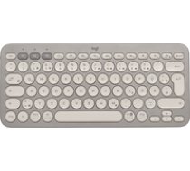 Logitech K380 Multi-Device Bluetooth Keyboard - SAND - RUS - BT - N/A - CENTRAL ( 920 011151 920 011151 920 011151 ) klaviatūra