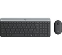 LOGITECH MK470 Slim Wireless Combo - GRAPHITE - UK ( 920 009202 920 009202 920 009202 ) klaviatūra