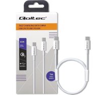 QOLTEC 52359 USB 2.0 type C Cable ( 52359 ) USB kabelis