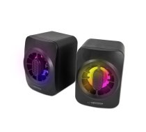 USB SPEAKERS 2 0 LED RAINBOWS SAKARA ( EGS104 EGS104 ) pārnēsājamais skaļrunis