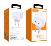 Jokade JB039 lādētājs PD  20W  2 x USB-C balts JB039WH (6921042129877) ( JOINEDIT56864948 ) iekārtas lādētājs