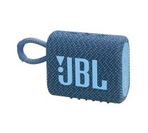 JBL GO 3 Eco  zila - Portativais bezvadu skalrunis ( JBLGO3ECOBLU JBLGO3ECOBLU ) mūzikas centrs
