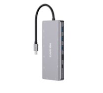 Canyon USB-13-in1 HUB USB-C 2xHDMI/4xUSB/2xUSB-C/RJ45/VGA retail ( CNS TDS12 ) USB centrmezgli