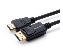 MicroConnect DisplayPort 1.2 to HDMI Cable 5704174300342 ( MC DP HDMI 500 MC DP HDMI 500 )