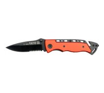 YATO FOLDING KNIFE W. BLACK BLADE YT-76052 5906083760525 ( YT 76052 YT 76052 YT 76052 )