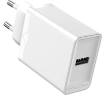 Wall charger EU USB-A Vention FAAW0-EU 12W  2.4A  (white) ( FAAW0 EU FAAW0 EU FAAW0 EU ) iekārtas lādētājs