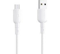 USB to Micro USB cable Vipfan Colorful X11  3A  1m (white) ( X11MK white X11MK white X11MK white ) USB kabelis