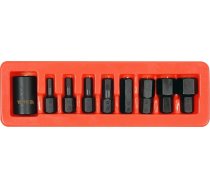 YATO 9PCS 1/2DR  IMPACT HEX BIT  HOLDER SET YT-10662 5906083078781 ( YT 10662 YT 10662 YT 10662 )