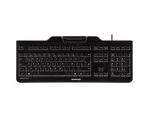 CHERRY KC 1000 JK-A0100FR-2 FR FR-Layout schwarz ( JK A0100FR 2 ) klaviatūra