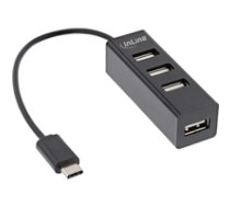 USB 2.0 4-Port Hub - USB-C Stecker auf 4x USB-A Buchse - Kabel 15cm ( 33293J 33293J )