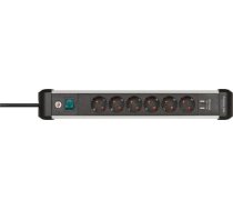 Brennenstuhl Steckdosenleiste Premium-ALU-Line 6fach 3m USB ( 1391030610 7888702 ) UPS aksesuāri