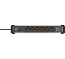 Brennenstuhl Steckdosenleiste Premium-ALU-Line 6fach 3m USB ( 1391030610 1391030610 ) UPS aksesuāri