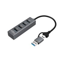 USB 3.0 Hub 4-Port with USB-C USBHUB4-2IN1 (5715063227435) ( JOINEDIT61341005 )