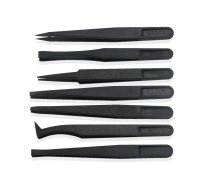 7 in 1 Black Plastic Tweezers MSPP70476 (5711783905820) ( JOINEDIT61328211 )