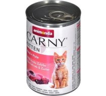 Animonda ANIMONDA Carny Kitten smak: wolowina i serca indyka 400g 12592556 (4017721839716) ( JOINEDIT40675657 ) kaķu barība