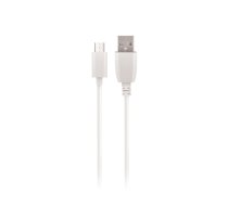 Maxlife cable USB - microUSB 1 0 m 2A white ( OEM001512 OEM001512 OEM001512 ) USB kabelis