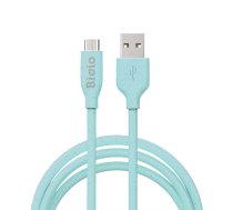 Bioio cable USB - microUSB 1 0 m 2 4A blue ( GSM115197 GSM115197 GSM115197 ) USB kabelis