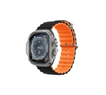 Devia strap Deluxe Sport6 for Apple Watch 42mm/ 44mm/ 45mm/ 49mm black orange BRA013984 (6938595381645) ( JOINEDIT65703939 )