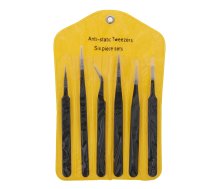 Set of 6 precision tweezers OEM0002365 (5900495035547) ( JOINEDIT65707452 )