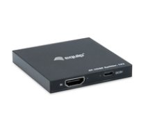 Equip HDMI Splitter 1.4 2 Port Ultra Slim 4K/30Hz schwarz EndlessOS ( 332715 332715 332715 ) dock stacijas HDD adapteri