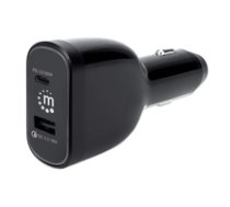 Manhattan 2Port PD KFZ-Ladegerat USB-C bis 60W USB-A bis 18W ( 102445 ) iekārtas lādētājs