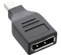 INLINE - DisplayPort-Adapter - Mini DisplayPort (M) bis DisplayPort (W) - Schwarz 4043718287949 ( 17196B 17196B 17196B ) kabelis video  audio