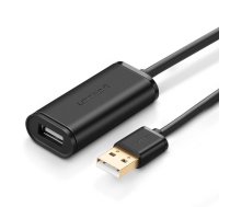 UGREEN Cable extender active USB AM - AF 20m black US121 ( 6957303813247 10324 UGR404BLK UGREEN/10324 ) USB kabelis