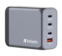 Verbatim GNC-200 GaN Charger 200W with 2 x USB-C PD 100W / 1 x USB-C PD 65W / 1 x USB QC 3.0 (EU/UK/US) 0023942322047 32204 (0023942322047) ( JOINEDIT60706412 ) iekārtas lādētājs