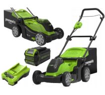 Cordless mower 40V 4Ah 41 cm Greenworks G40LM41K4 - 2504707UB ( 2504707UB GR2504707UB ) Zāles pļāvējs - Trimmeris