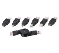 Vivanco CA US 7 USB cable 1 m USB 2.0 Mini-USB B USB A Black 4008928452594 45259 (4008928452594) ( JOINEDIT49741285 ) USB kabelis