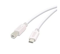 Vivanco cable USB-C - USB-B 3m  white (45356) 4008928453560 45356 (4008928453560) ( JOINEDIT49741319 ) USB kabelis