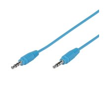 Vivanco cable 3.5mm - 3.5mm 1m  blue (35812) 4008928358124 35812 (4008928358124) ( JOINEDIT49737906 ) USB kabelis