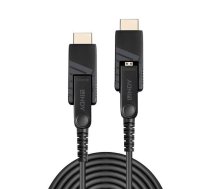 Lindy 20m Fibre Optic Hybrid Micro-HDMI 18G Cable with Detachable HDMI and DVI Connectors 4002888383219 38321 (4002888383219) ( JOINEDIT49705125 ) kabelis video  audio