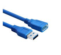 RoGer USB-A Extension Cable Pagarinātāja kabelis 5Gbps / 3m / zils RO-USBA-EXT-3M-BE (4752168125717) ( JOINEDIT59706041 )