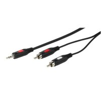 Vivanco 46031 audio cable 2.5 m 2 x RCA 3.5mm Black  Red  White 4008928460315 46031 (4008928460315) ( JOINEDIT49705827 ) kabelis video  audio