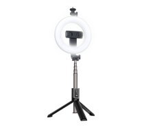 XO SS12 Selfie Nūja / Tripods ar Bluetooth Tālvadības Pulti + LED lampa 95cm SS12 (6920680846122) ( JOINEDIT59730049 )