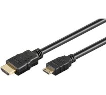 Goobay HDMI High Speed Cable with Ethernet (Mini)  1 m  Black 4040849319303 31930 (4040849319303) ( JOINEDIT49737150 ) kabelis video  audio