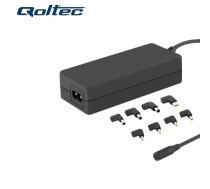 Qoltec 50011 Universāls 65W (Max 3.5A) AC Automātisks Portatīvā datora lādētājs ar 8 konektoriem 50011 (5901878500119) ( JOINEDIT59376244 )