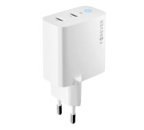 Forever TC-06-40CC GaN Tīkla Lādētājs PD / QC / 2x USB-C / 40W GSM179960 (5907457732544) ( JOINEDIT61349524 ) iekārtas lādētājs