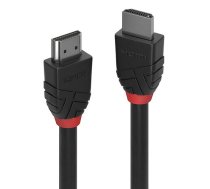 Lindy Black Line HDMI cable with Ethernet - 50 cm ( 36470 ) kabelis vads