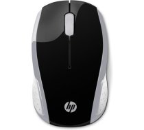 HP Wireless Mouse 200 Pike Silver New Retail 5704174012368 ( 2HU84AA 2HU84AA ) Datora pele