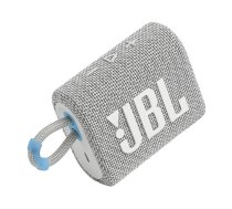 JBL GO 3 Eco  balta - Portativais bezvadu skalrunis ( JBLGO3ECOWHT JBLGO3ECOWHT ) mūzikas centrs