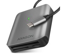 Aluminum high-speed USB-C 3.2 Gen 1 memory card reader. 3 slots UHS-II. ( CRE S3C ZUCR-093 ) karšu lasītājs