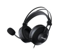 COUGAR Immersa Essential Headset Stereo 3.5mm 4-pole and 3-pole PC adapter Driver 40mm 9.7mm noise cancelling Mic. Black (3H350P40B.0001) 47 ( 3H350P40B.0001 3H350P40B.0001 3H350P40B.0001 ) austiņas